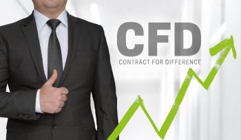 CFD概念和商人的大拇指。