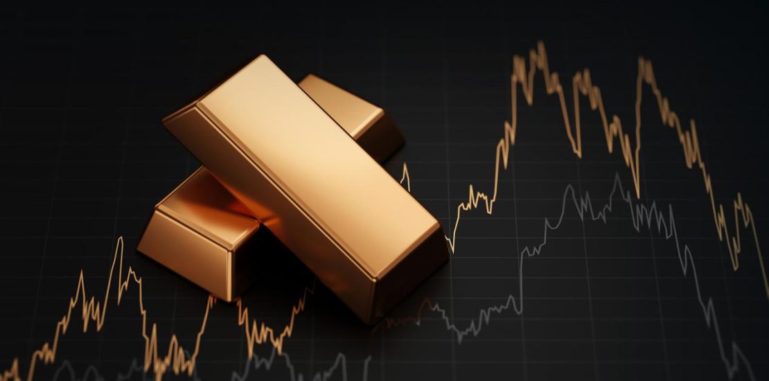 黄金市场股票财富业务金融投资货币交易交易所3d背景增长成功金融货币图或黄金经济图银行和数字价格利润分析。