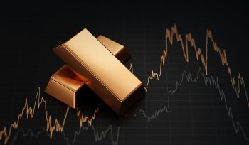 黄金市场股票财富业务金融投资货币交易交易所3d背景增长成功金融货币图或黄金经济图银行和数字价格利润分析。